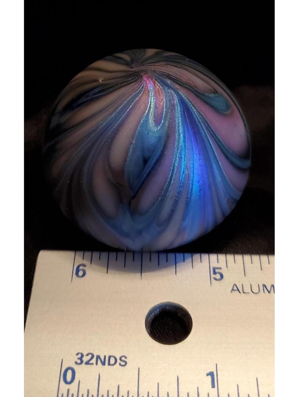 Lotton Studios Small Feather Pull Vtg Paperweight